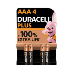 Duracell Plus AAA Batteries 4pk