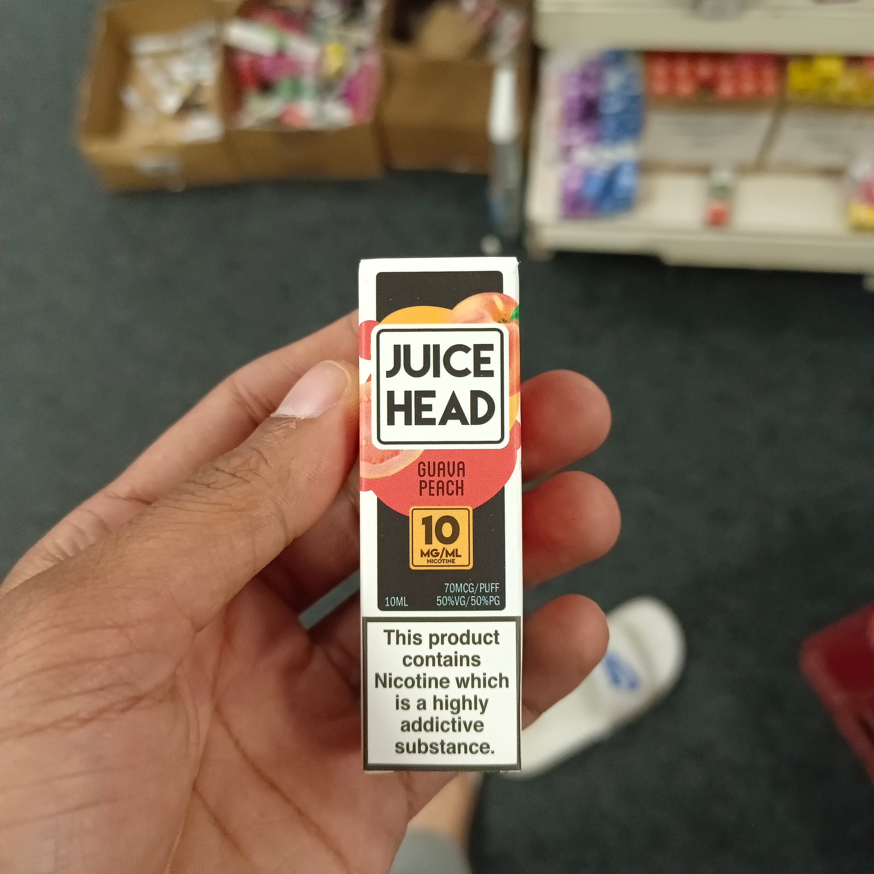 Juice Head Guava Peach 10ml Nic Salt