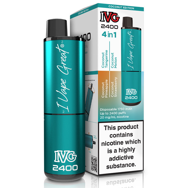 IVG 2400 Disposable Vape Device - Coconut Edition