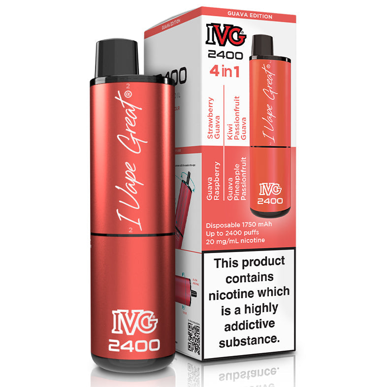 IVG 2400 Disposable Vape Device - Guava Edition