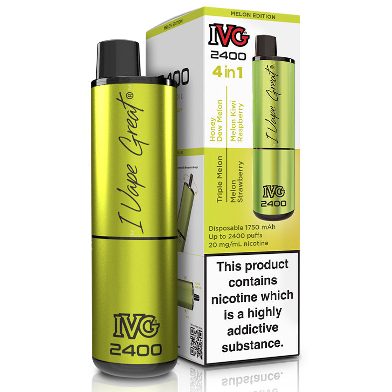 IVG 2400 Disposable Vape Device - Melon Edition