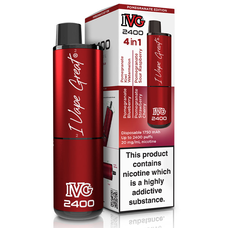 IVG 2400 Disposable Vape Device - Pomegranate Edition