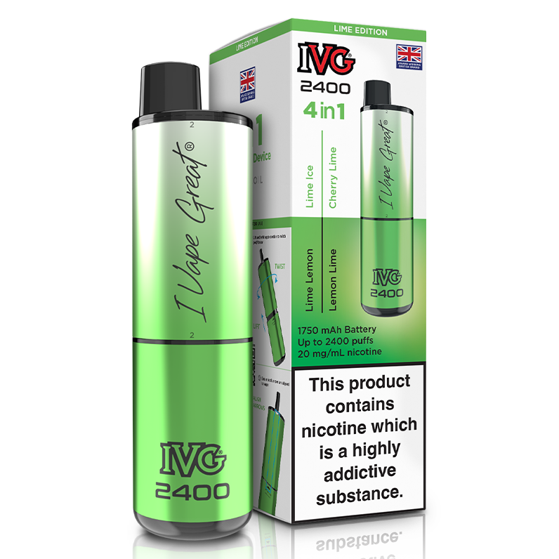 IVG 2400 Disposable Vape Device (Pack of 5)