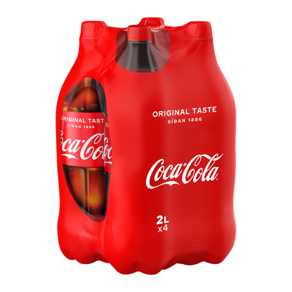Coca-Cola Bottles 2L 4pk (Collection-Only)