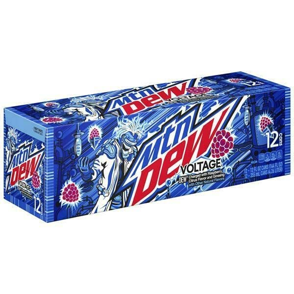 Mountain Dew Voltage Raspberry Citrus 12x355ml