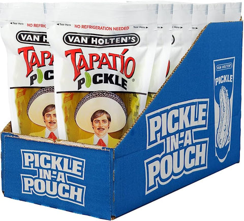 Van Holten's Pickle In A Pouch Jumbo Tapatio Pickles 12pk