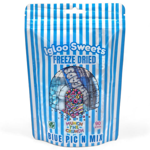 Igloo Sweets Freeze Dried Blue Pick N Mix Sweets 90g 10pk