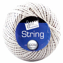 Just Stationery Ball Of White String 100m