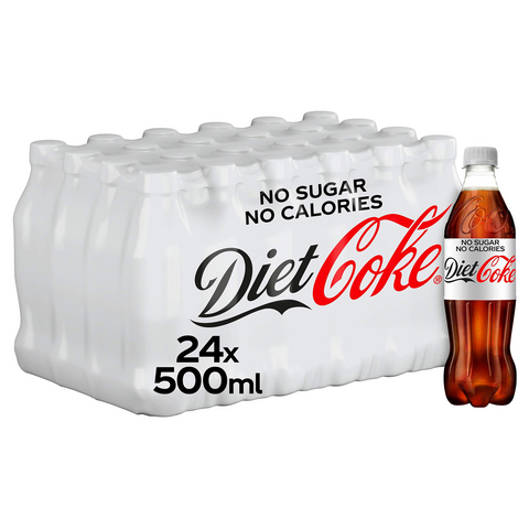 Coca-Cola Diet Coke 500ml 24pk (Collection-Only)