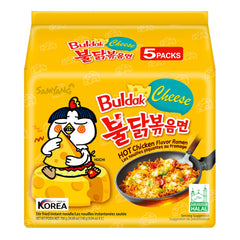 Buldak Noodles Cheese 140g x 5pks