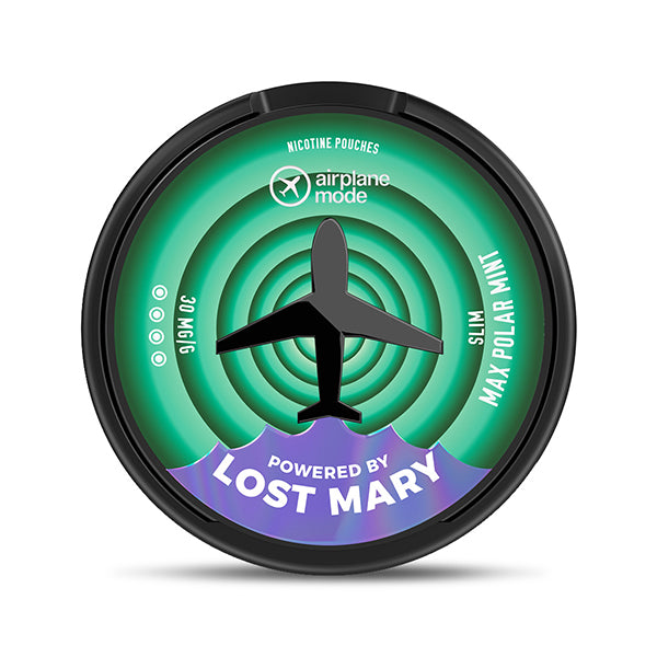 Lost Mary Airplane Mode Max Polar Mint Nicotine Pouches