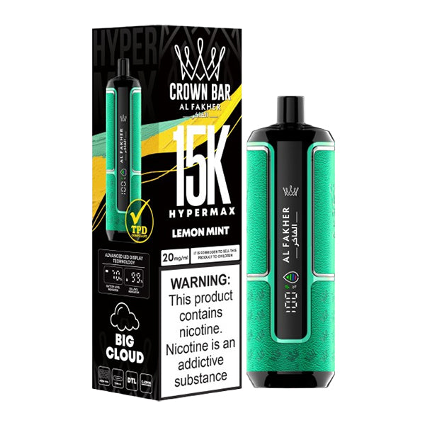 Al Fakher Crown Bar 15k Hypermax Disposable Vape Device