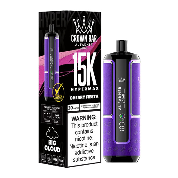 Al Fakher Crown Bar 15k Hypermax Disposable Vape Device