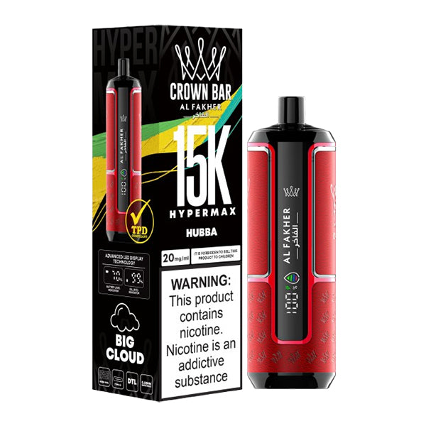 Al Fakher Crown Bar 15k Hypermax Disposable Vape Device