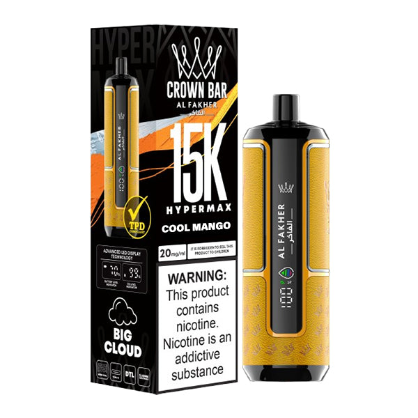 Al Fakher Crown Bar 15k Hypermax Disposable Vape Device