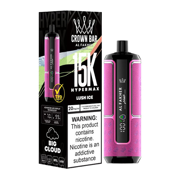 Al Fakher Crown Bar 15k Hypermax Disposable Vape Device