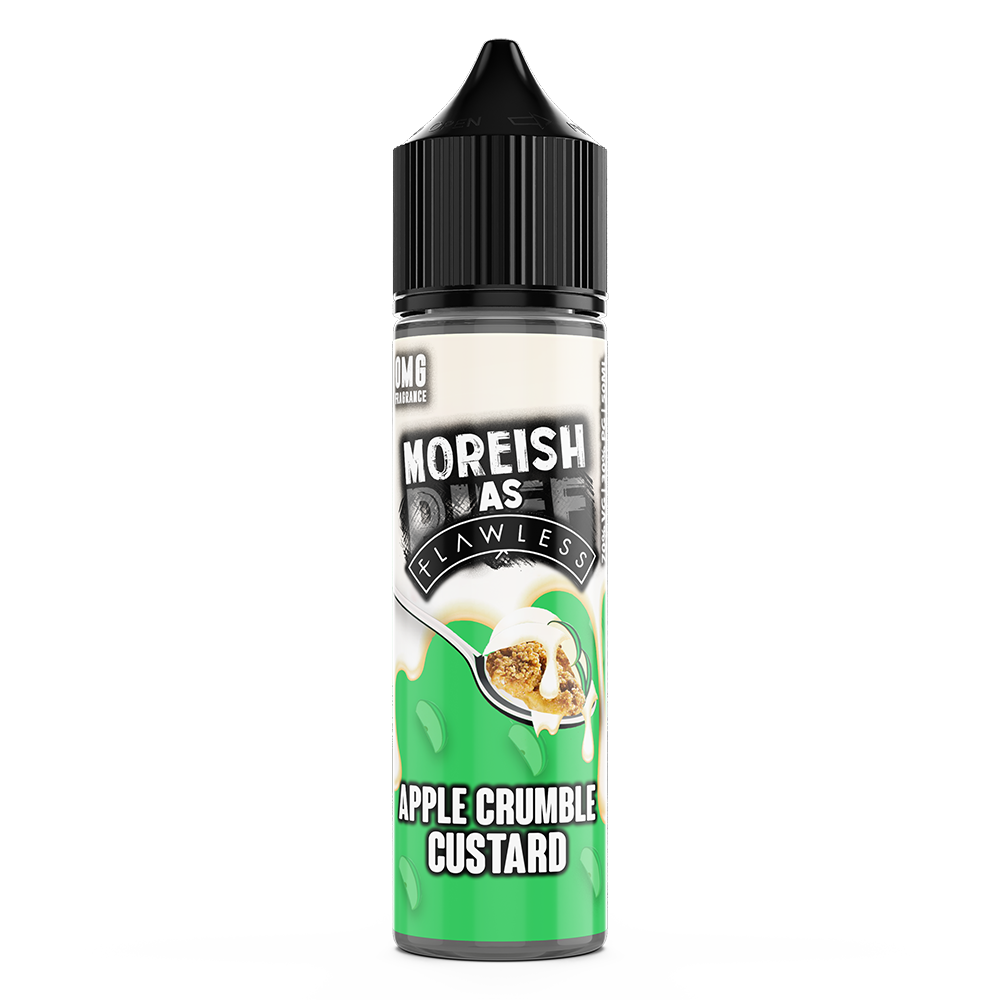 Moreish As Flawless Apple Crumble Custard 50ml Shortfill