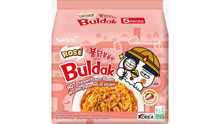 Buldak Noodles Rose 130g x 5pks