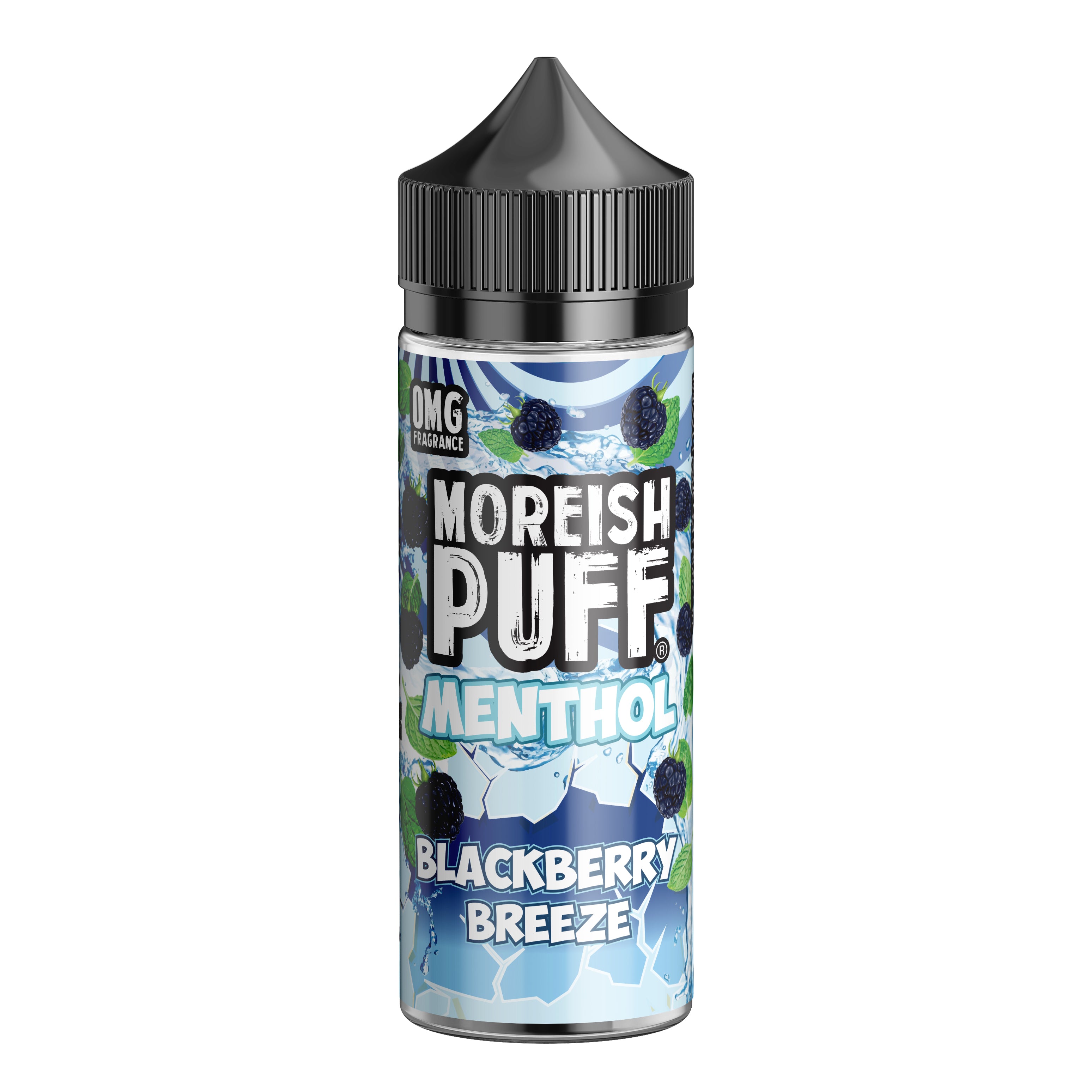 Moreish Puff Menthol Blackberry Breeze 100ml Shortfill
