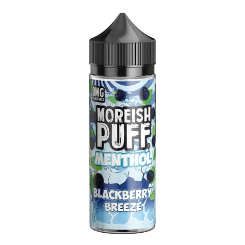 Moreish Puff Menthol Blackberry Breeze 100ml Shortfill