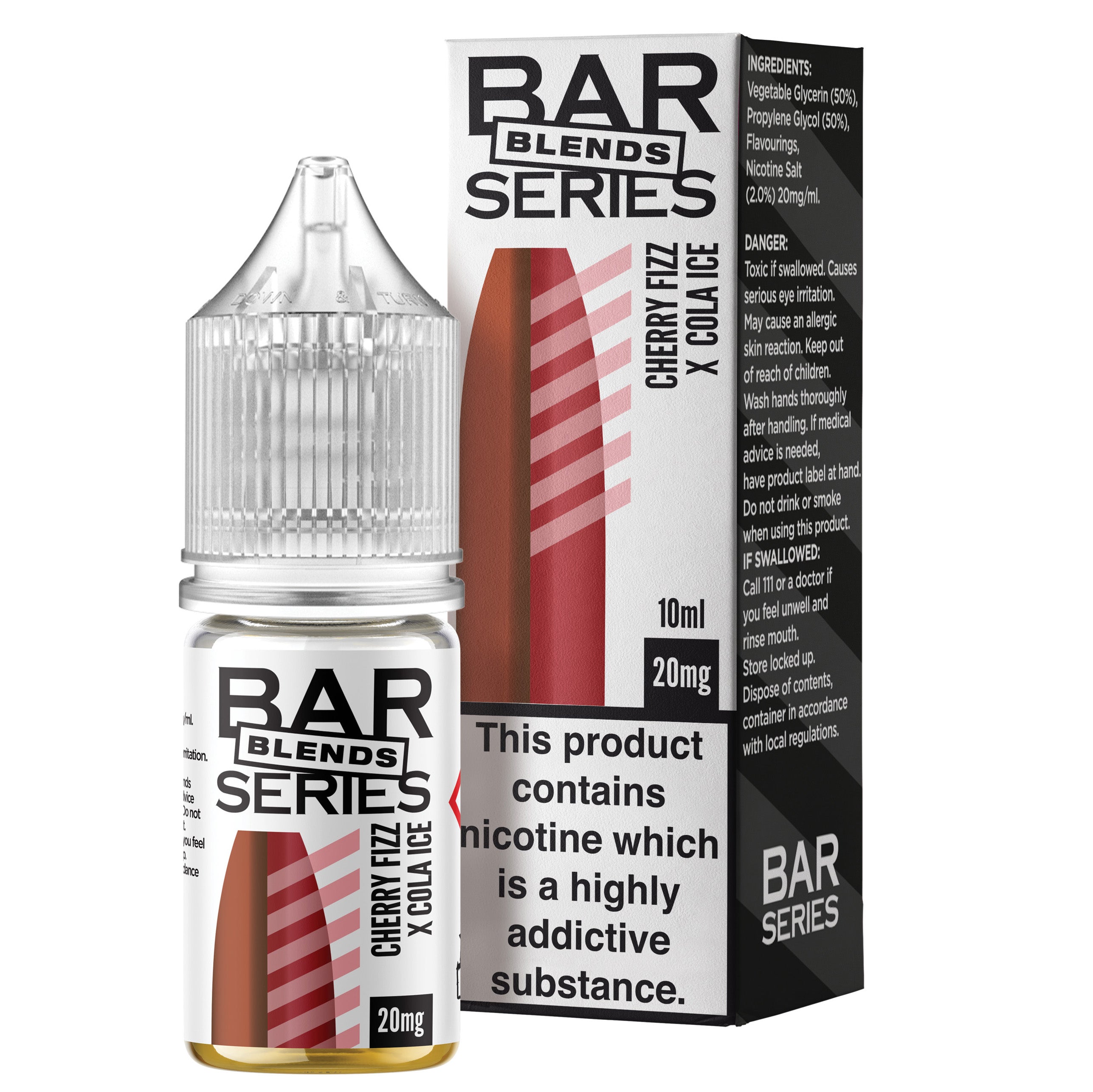 Bar Series Blends Cherry Fizz x Cola Ice 10ml Nic Salt - 20mg
