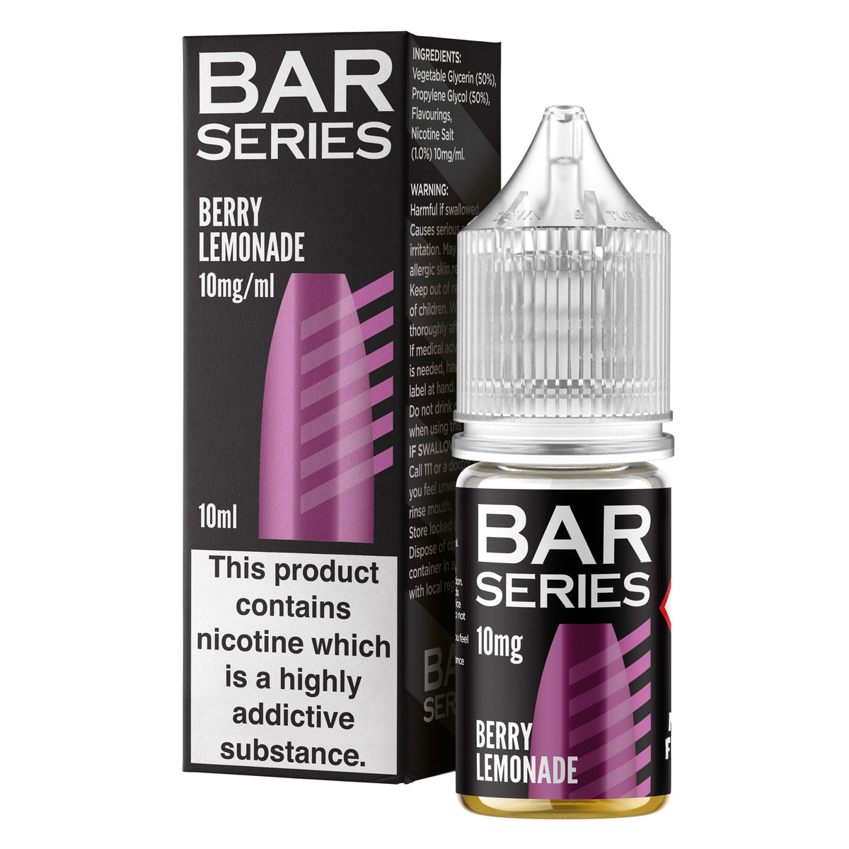 Bar Series Berry Lemonade 10ml Nic Salt - 10mg