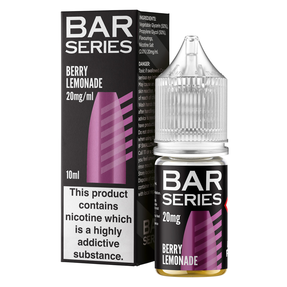 Bar Series Berry Lemonade 10ml Nic Salt - 20mg