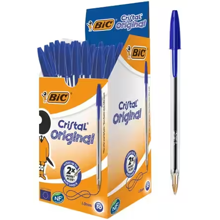 Bic Cristal Original Pens (50 Pens)