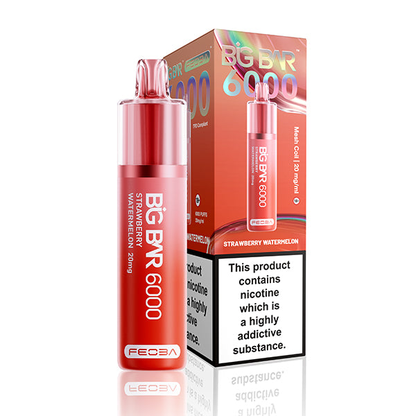 Feoba BIG BAR 6000 Disposable Vape 20mg - Strawberry Watermelon