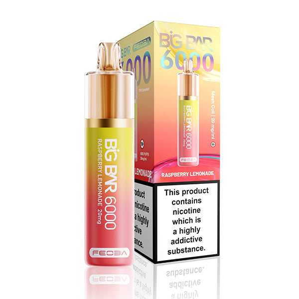 Feoba BIG BAR 6000 Disposable Vape 20mg - Raspberry Lemonade