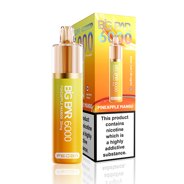 Feoba BIG BAR 6000 Disposable Vape 20mg - Pineapple Mango