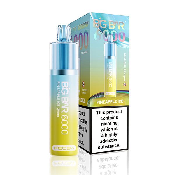 Feoba BIG BAR 6000 Disposable Vape 20mg - Pineapple Ice