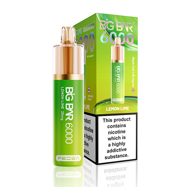 Feoba BIG BAR 6000 Disposable Vape 20mg - Lemon Lime