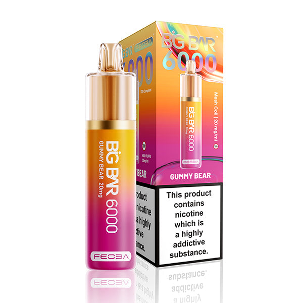 Feoba BIG BAR 6000 Disposable Vape 20mg - Gummy Bear