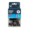 Binder Clips, 15pk