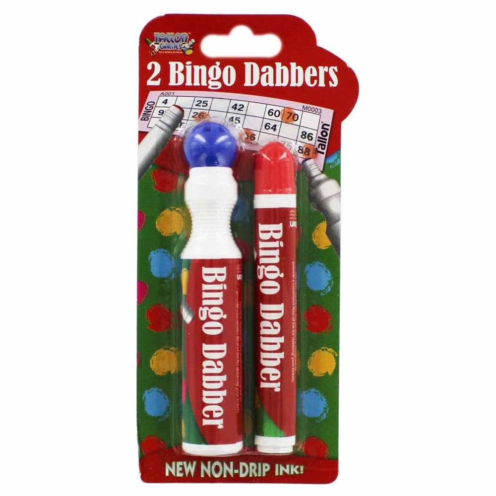 Party Crazy Assorted Colour Bingo Dabber Bottles 2pk
