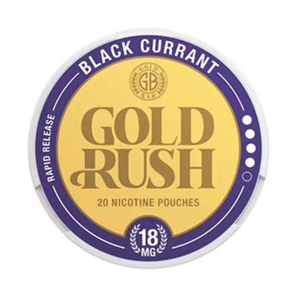 Gold Rush Black Currant Nicotine Pouches - 18mg