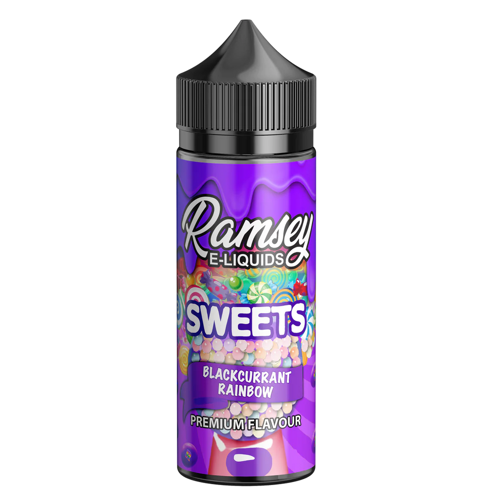 Ramsey E-Liquids Sweets Blackcurrant Rainbow 100ml Shortfill