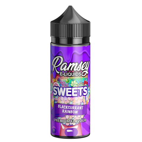 Ramsey E-Liquids Sweets Blackcurrant Rainbow 100ml Shortfill