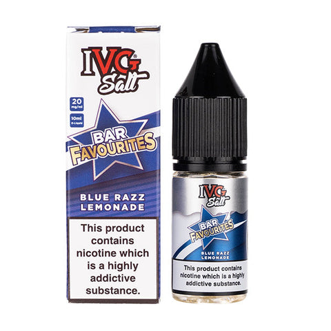 IVG Bar Favourites Blue Razz Lemonade 10ml Nic Salt