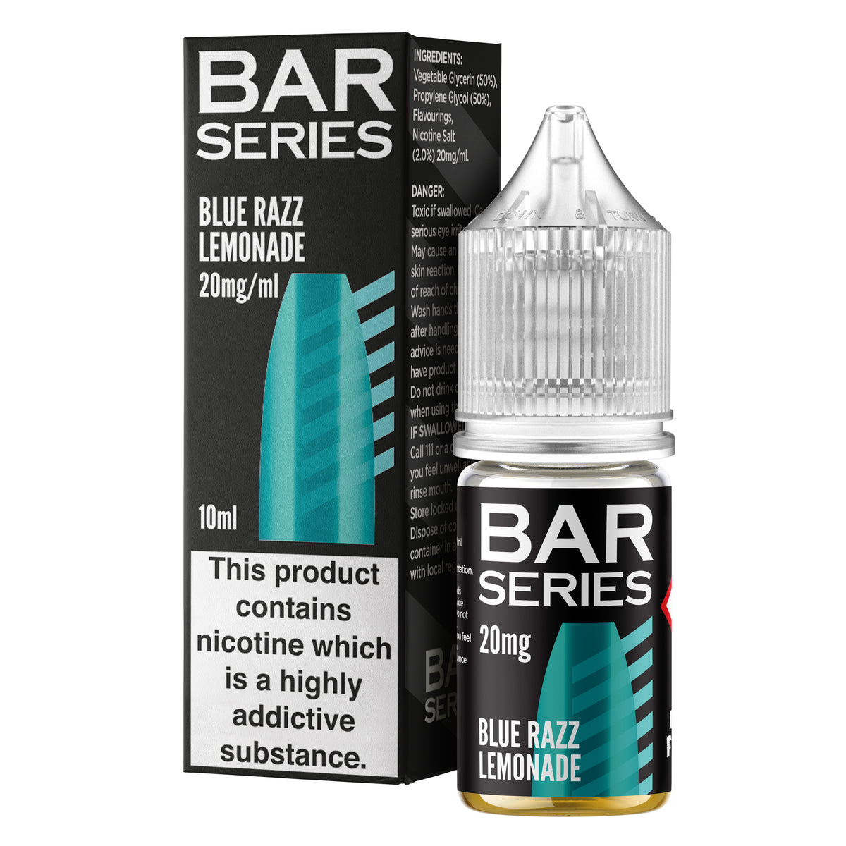 Bar Series Blue Razz Lemonade 10ml Nic Salt - 20mg