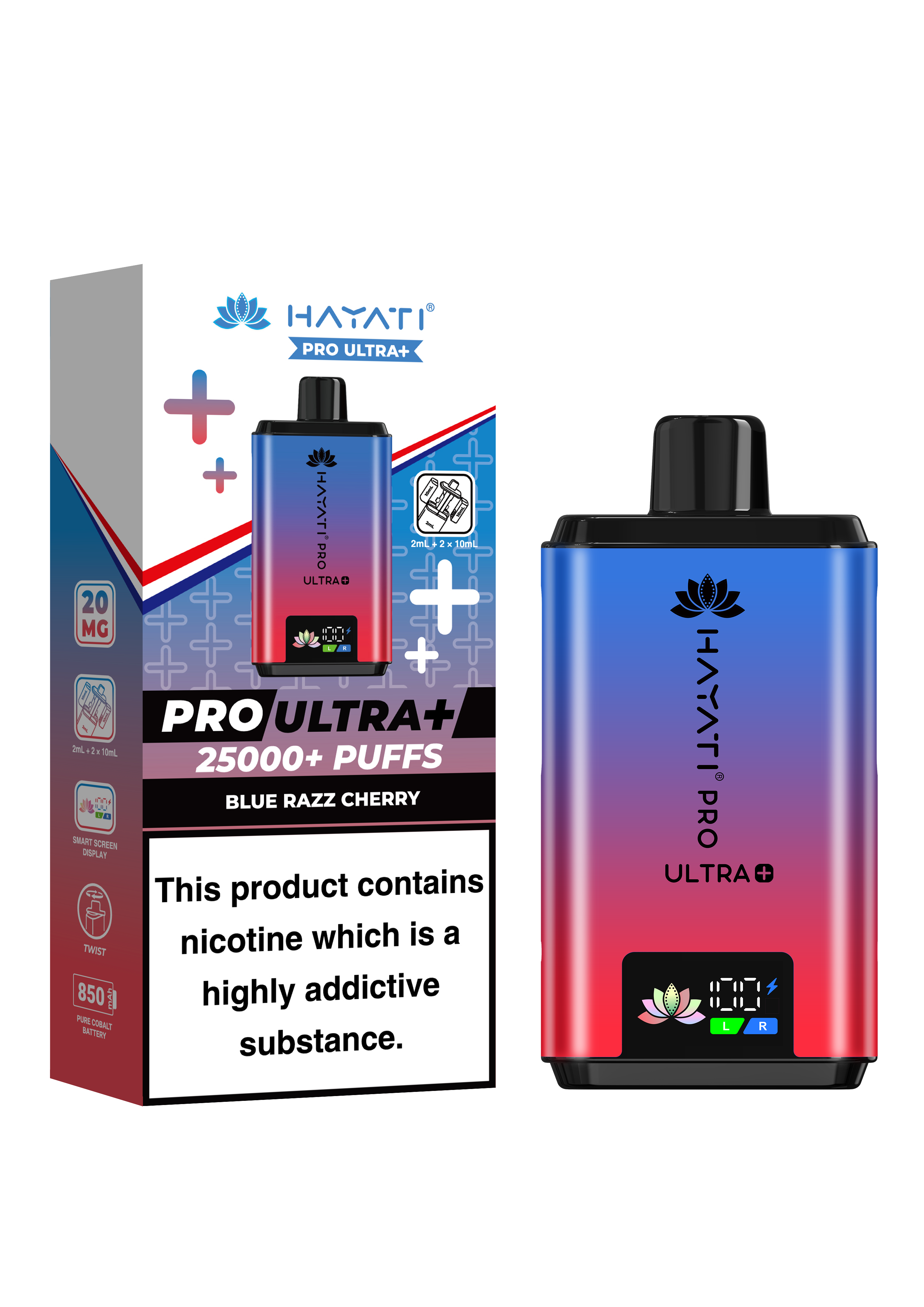 Hayati Pro Ultra + 25K Prefilled Pod Kit