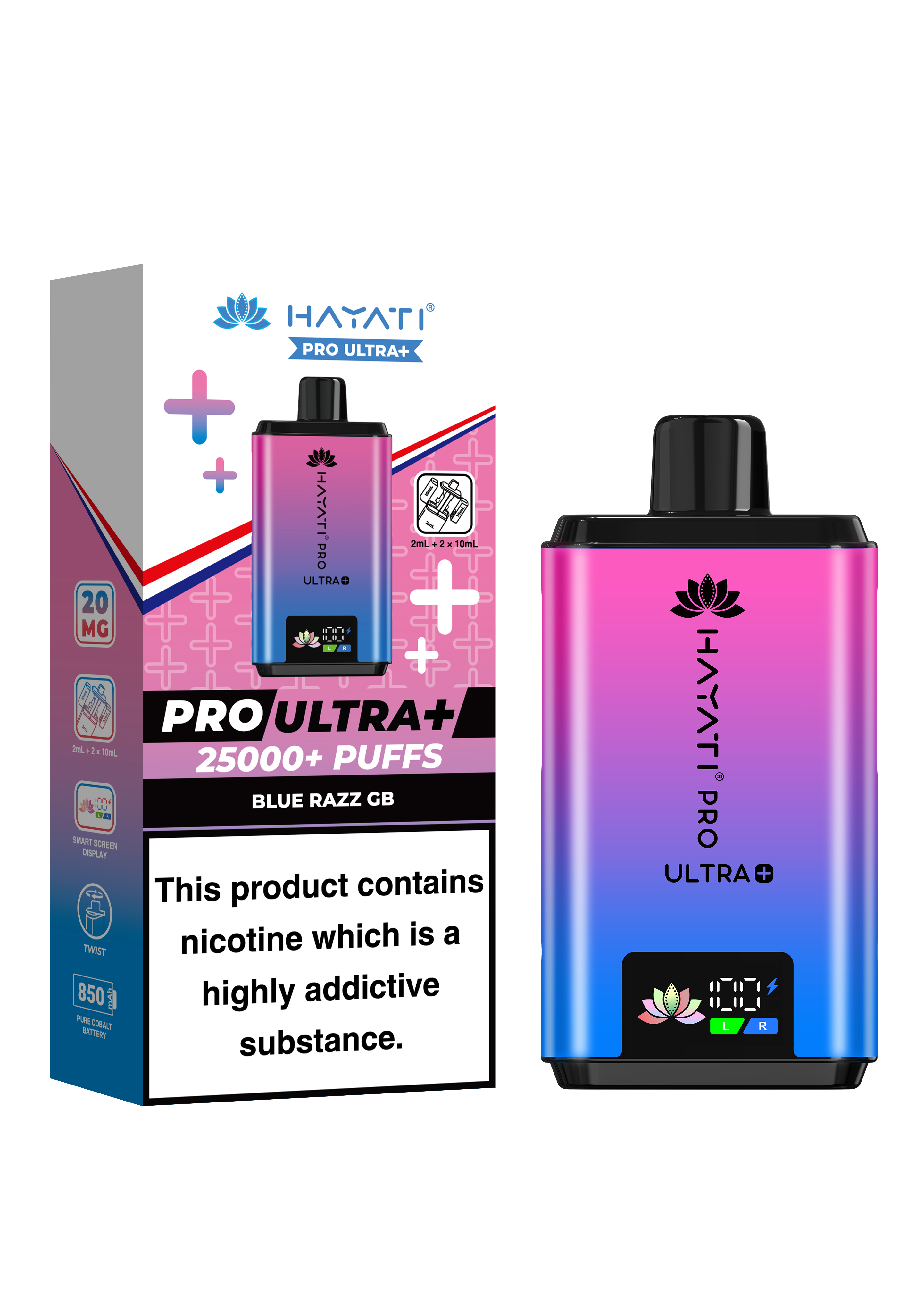 Hayati Pro Ultra + 25K Prefilled Pod Kit