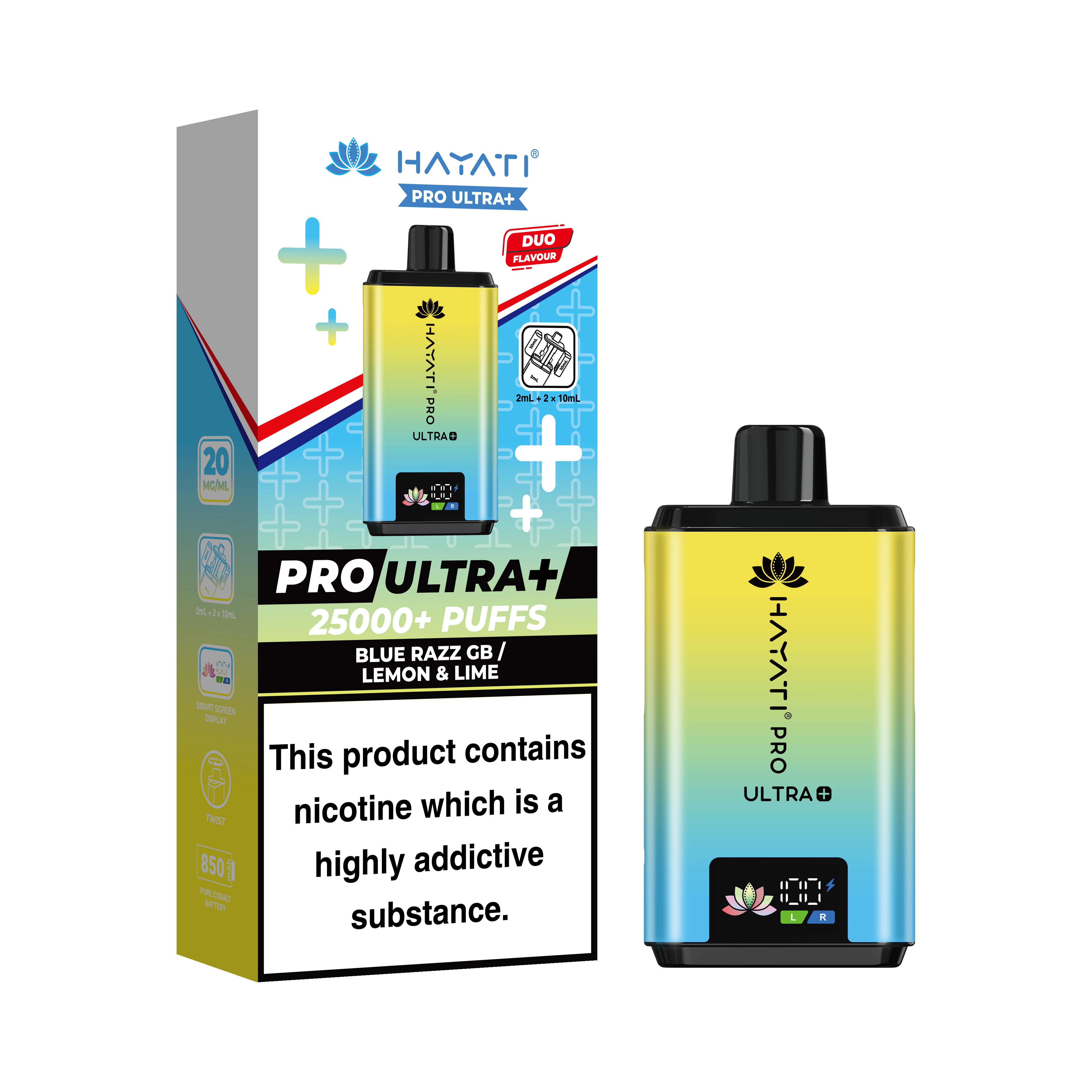 Hayati Pro Ultra + 25K Prefilled Pod Kit