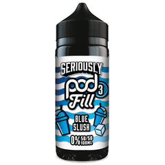 Seriously Pod Fill X3 Blue Slush 0mg 100ml Shortfill