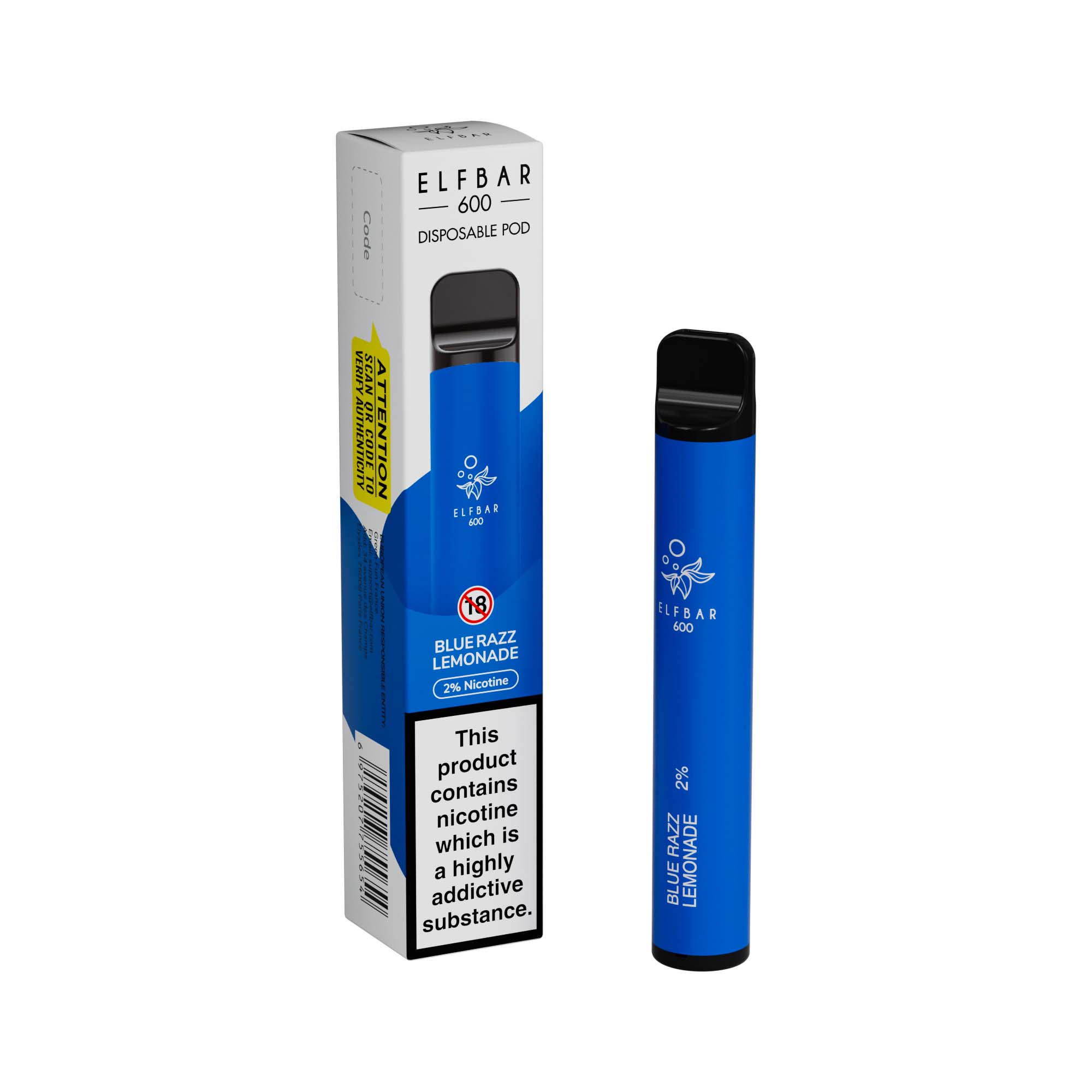 Elf Bar 600 Disposable Vape Device 20mg