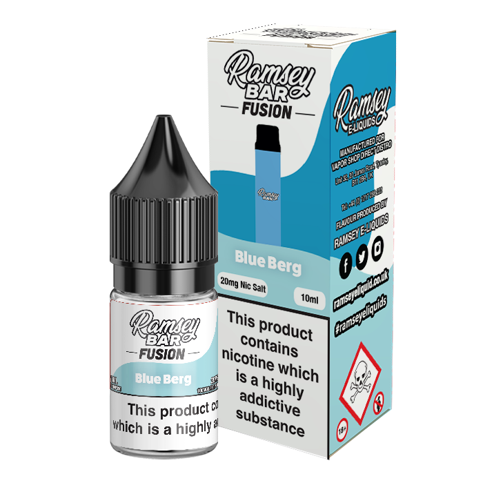 Ramsey Bar Fusion 10ml Nic Salt 20mg