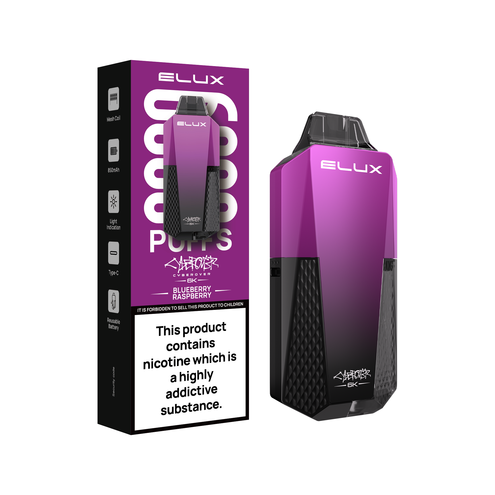 Elux Cyberover 6K Prefilled Vape Kit