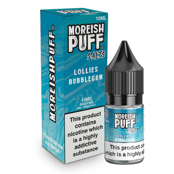 Moreish Puff Lollies 10ml Nic Salt 10mg