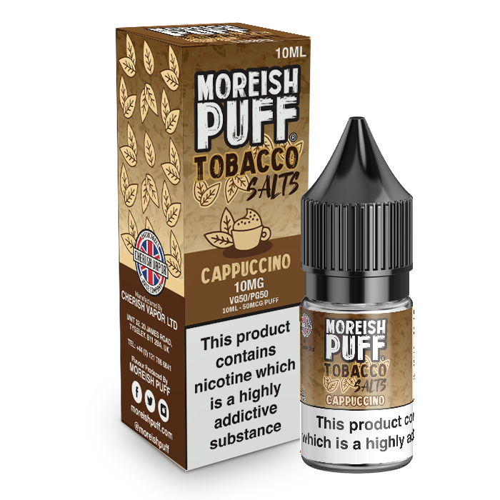 Moreish Puff Tobacco 10ml Nic Salt 20mg